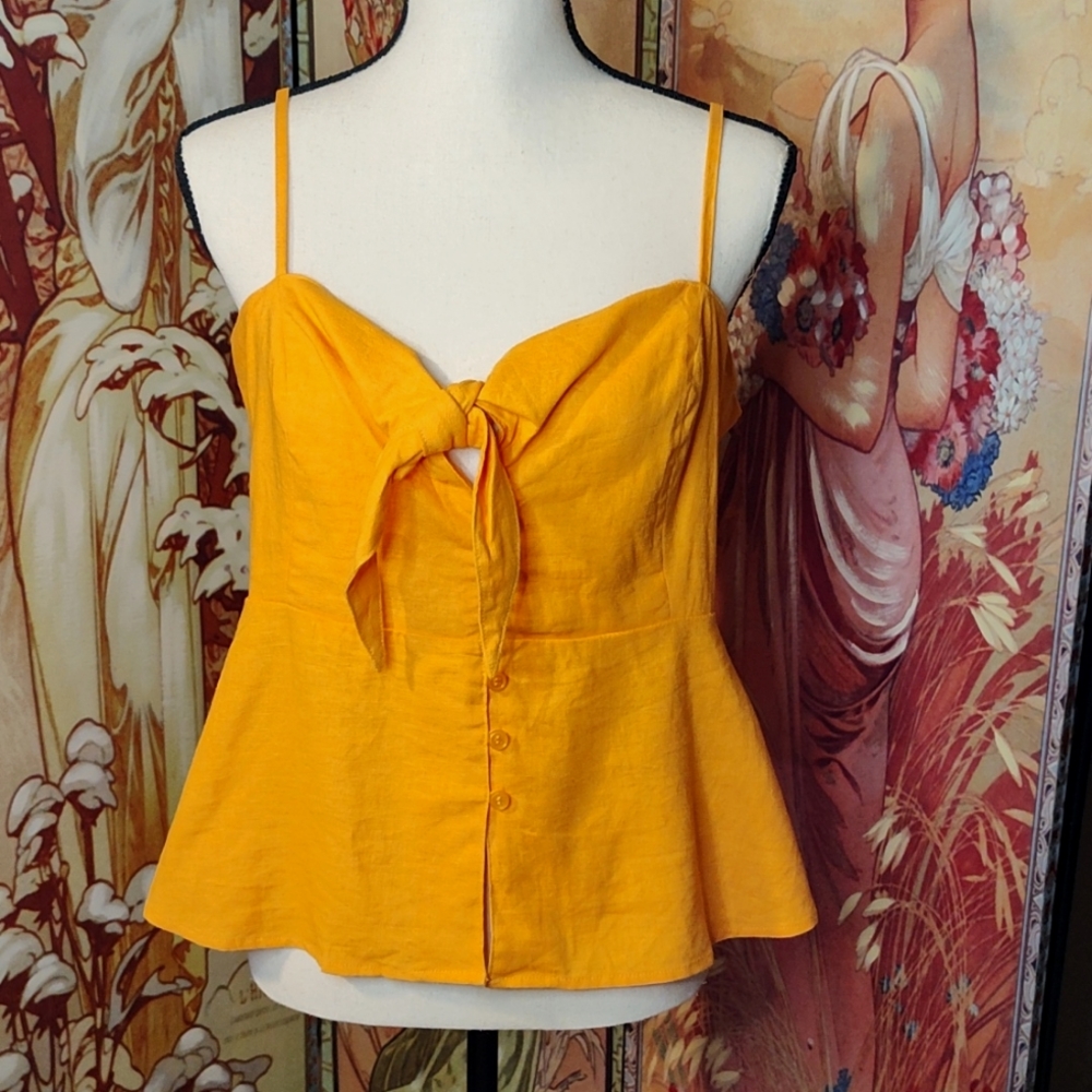 Flattering Yellow Top